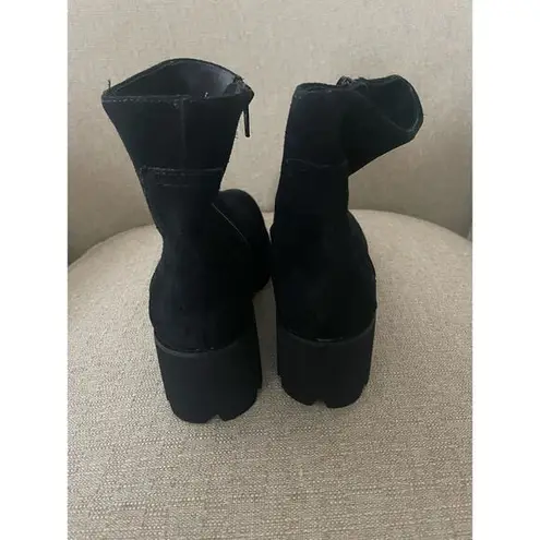 Seychelles Sey by Blk Leather Boots, S53, 9.5