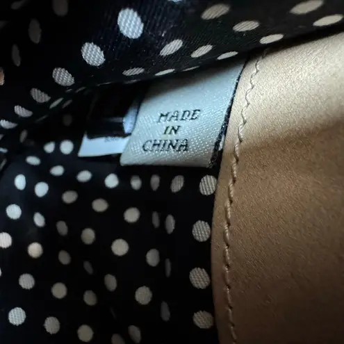 Kate Spade  Wellesley Jean Wallet Black Tan Leather Trifold