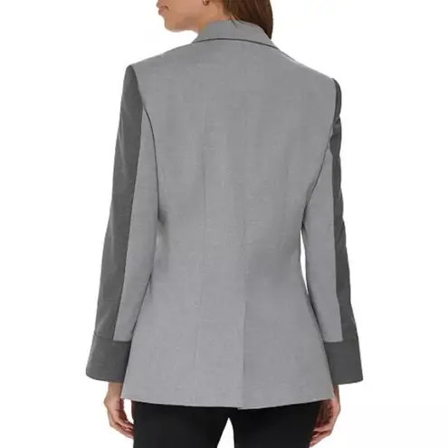 Donna Karan DKNY Two Tone Single Button Blazer in Gray, NWT, Size 8 $159