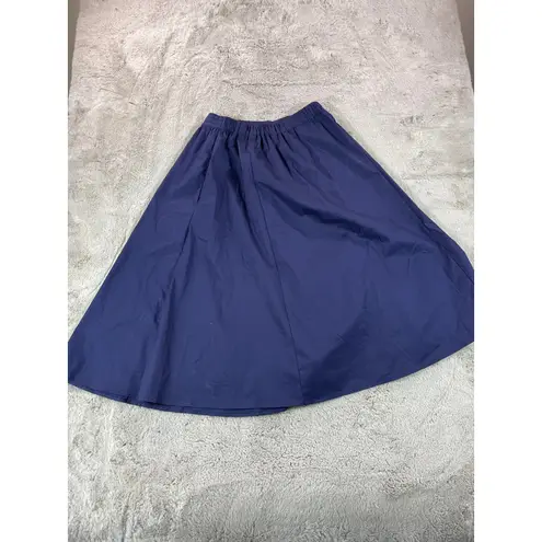 Joie NWT  Women's Knit Top And Skirt Set White Navy Cottagecore School Career M‎ - Image 4