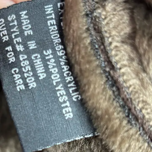 via spiga  Deadstock 90s Y2K vintage brown espresso Long Coat size small NWT new - Image 7