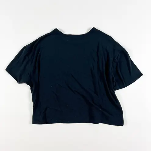 Wilfred Free Aritzia Lounge Crew Neck Short Sleeve Ultra Soft Tee Shirt Black S