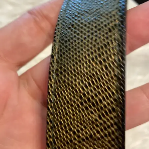 INC Vintage LeatherRock  1992 San Diego USA Genuine Leather Belt size S/M