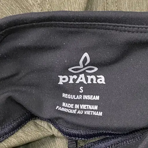 prAna Summit Pants in Charcoal Heather/Cargo Green Heather Size S