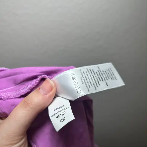 Nation Ltd Purple Ruffle Hem Mini Skirt Women's Size XS comfy girly summer