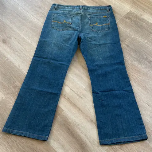 Bill Blass  Stretch Boot Cut Denim Jeans Size 16 NWOT