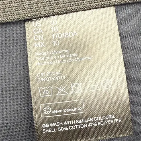 H&M  Pants Women's Size 10 NWT Dark Navy Business Office Work Slacks Stretch - Image 12