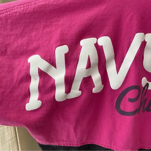 Boxercraft 'Navy Pier Chicago' Jersey Shirt Pink/Gray Sz Small