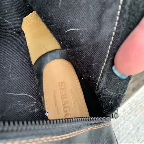 Sebago Nashoba Rider black leather equestrian boot SIZE 10