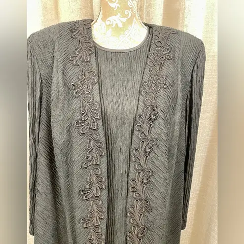 Leslie Fay Black Dress & Jacket Set – 18WP