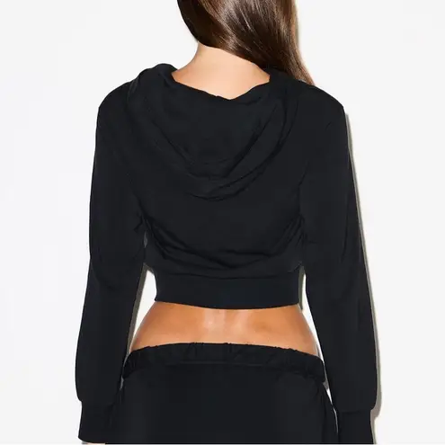 SKIMS Soft Lounge Zip Up Hoodie Black XL NWT