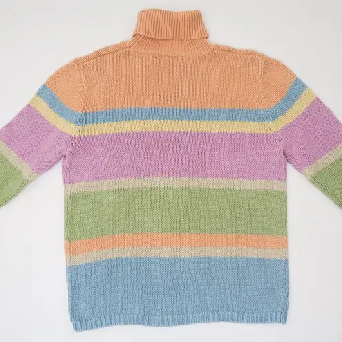 IZOD Pastel Rainbow Turtleneck Sweater