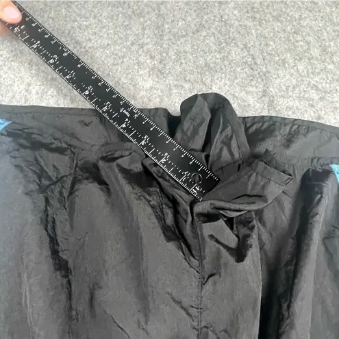 Free People Movement Womens Size Large boxer style Shorts Blue and Black Nylon