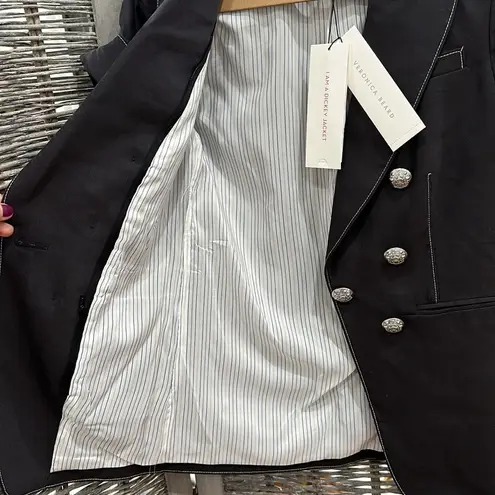 Veronica Beard NWT Hastings Dickey Short Sleeve Jacket Navy size 0