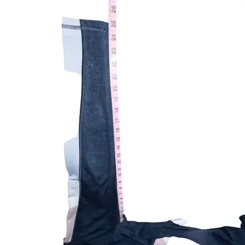 GAPFIT BLACKOUT TECHNOLOGY Navy Blue/Pink/Gray Colorblock Leggings Size Small Gray