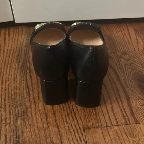 P&J JOURNAL BLACK Designer Women's Loafers New without Box Size 12.5