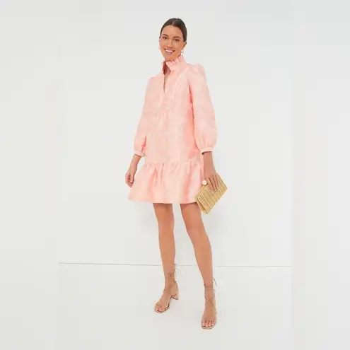 Tuckernuck Bellini Fil Coupe Palmerston Dress M NWT Pink Ruffle Party