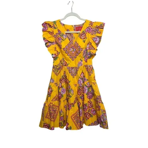 La DoubleJ Honeybun Mini Dress Sz. XS Yellow