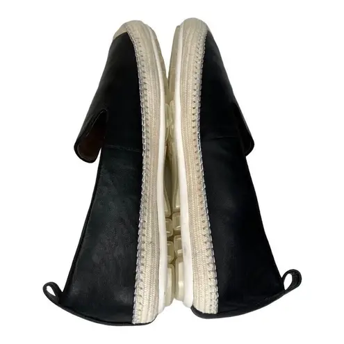 Blondo Bella Leather Espadrilles Women’s Size 9.5 Black Slip-On Flat Shoes