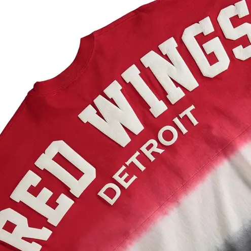 Fanatics Detroit Red Wings Ombré Spirit Jersey Oversized Women's Large Red Black