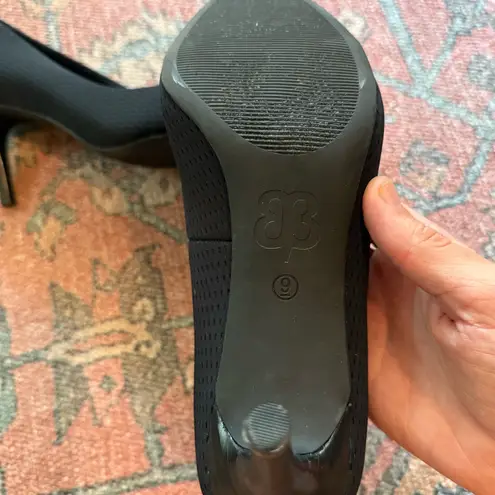 Betabrand Mile Marker Pointed Toe Black Heels Like New ~ Size 9 π§‘π