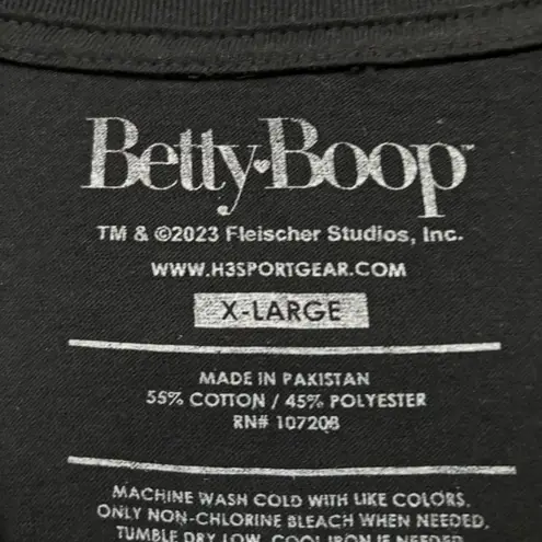 Betty Boop Racing Queen of Speed T-Shirt Size Extra Large