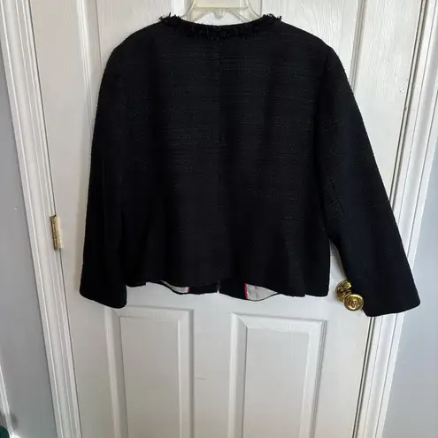 Talbots  Black Textured Blazer - Image 2