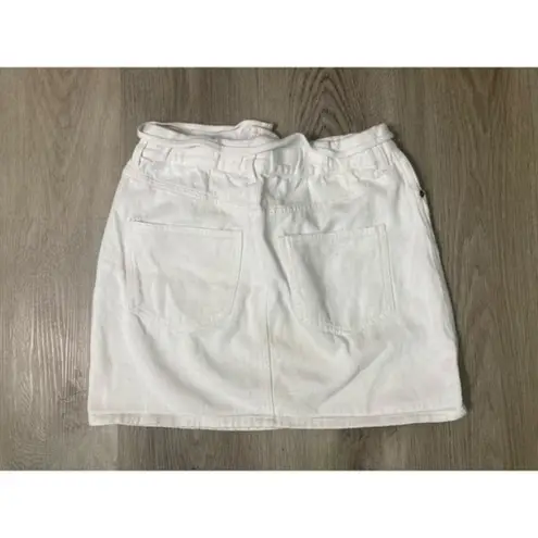 Signature 8 Women's White Denim Skirt S Casual Fashion Trendy‎ Summer Wear Small Spring