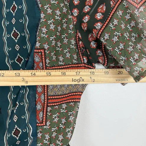 Roolee Womens Maxi Dress Small Mixed Print Country Cottagecore Long Modest Boho