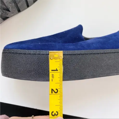 Opening Ceremony suede platform in blue