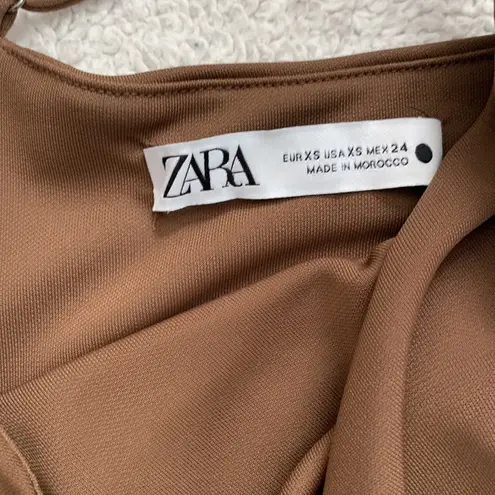 ZARA  | Mesh Cutout Mini Dress