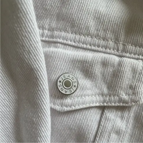 White Mama Fringe Jean Jacket