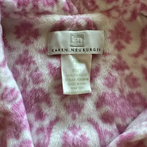 Pink & White Damask Pajama Set SZ S