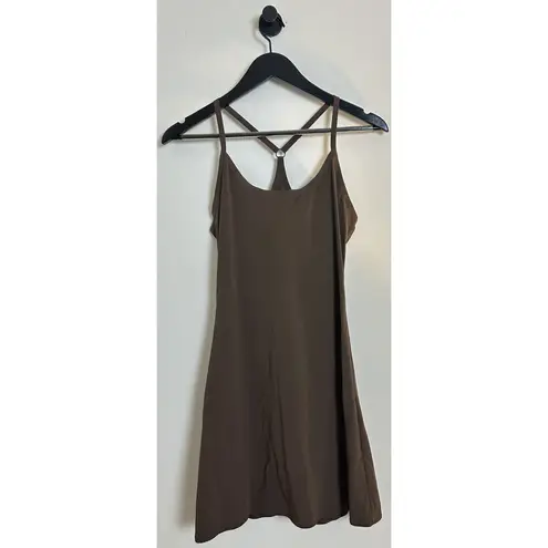 Outdoor Voices  The Exercise Dress in Chocolate Size Small