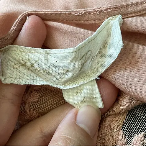 Honey Punch  Maxi Dress lace slip womens Pink (medium) chic party feminine simple