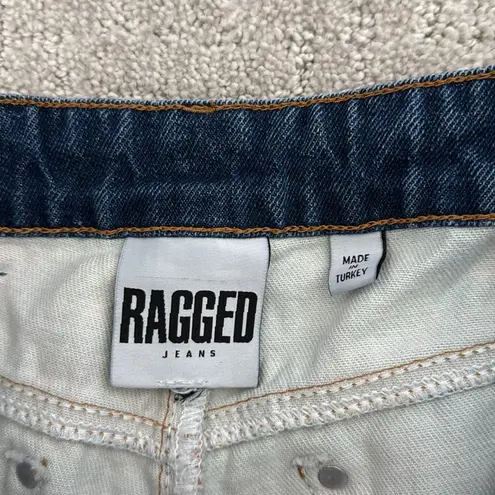 The Ragged Priest x Free People plaid jeans red yellow blue green color block mom