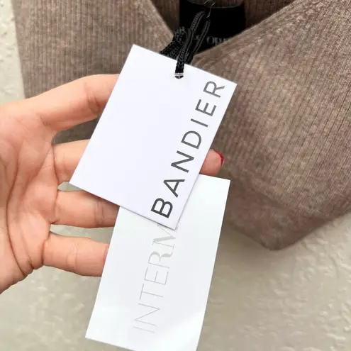 Le Ore Revolve 2 piece set: Lodi pointelle bra and Lodi pants new with tags XL Brown