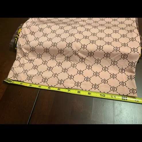 bodycon tube midi dress fancy print blush size S Pink