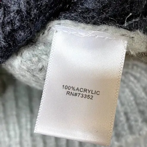 it's our time Oversized Chevron Colorblock Sweater It’s Our Time XS Fits S/M Chunky Knit - Image 4