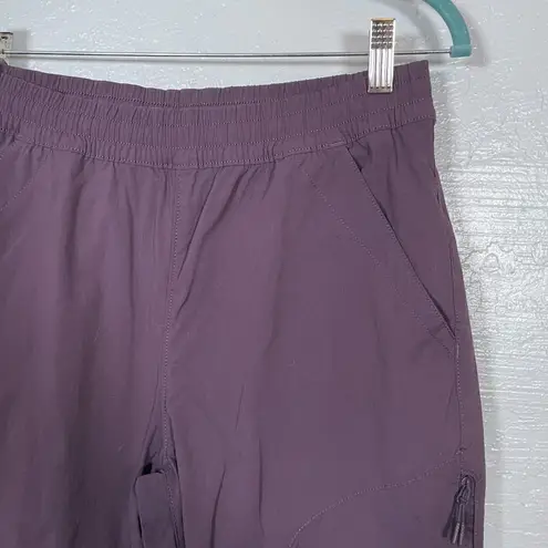 Duluth Trading Women 8 Purple AKHG Access Point Pull-On Slim Leg Pants Gorp