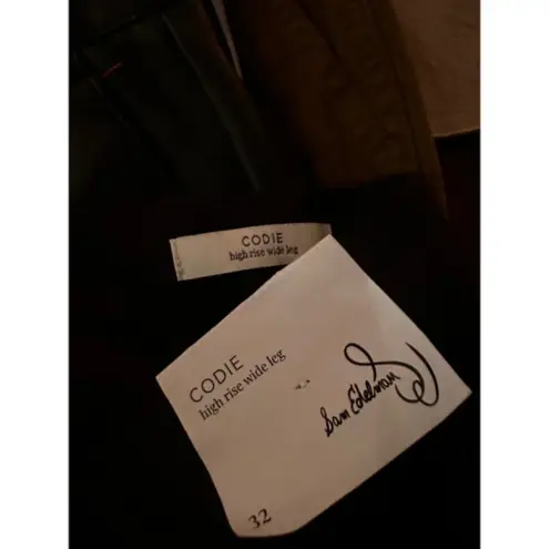 Sam Edelman  Black Wide Leg Pants Size 32 High Rise