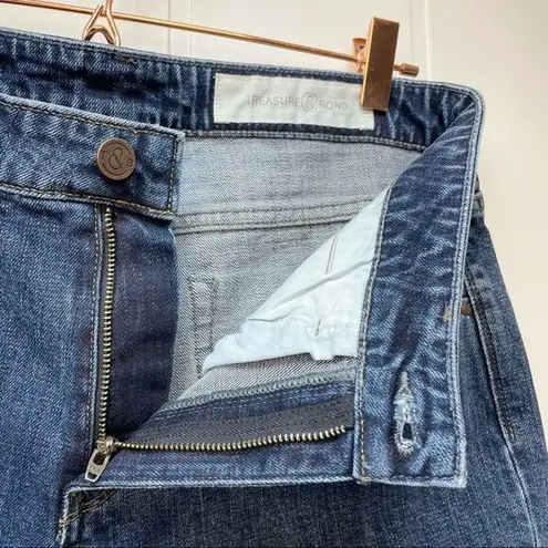 Treasure & Bond Praise Flare High Rise Crop Jeans Size 30