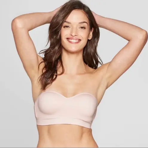 Auden Bandeau Bralette Pink Size M