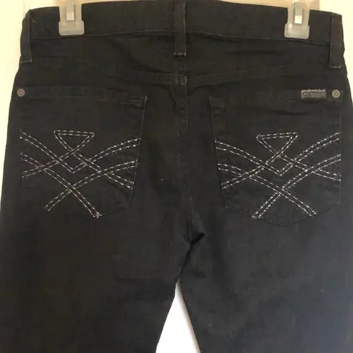 7 For All Mankind SEVEN  ROXANNE BLACK JEANS 27