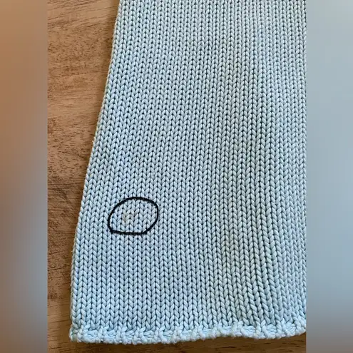 Vintage In Due Time Maternity Sz M Powder Blue Sleeveless Chunky Knit Sweater