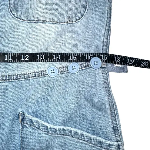 Pistola NWT Grover Light Blue Denim Short Sleeve Jumpsuit SMALL in Disoriented