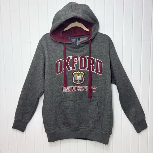 Oxford University Gray Hooded Sweatshirt Size L Size L