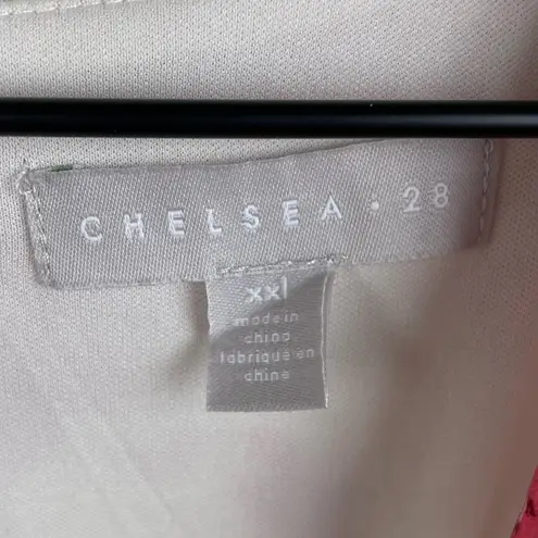 Chelsea28 NEW Forget Me Not Floral Print Puff Sleeve Midi Dress Women's Size XXL