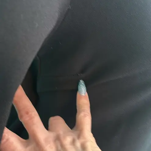 Charlotte Russe  Black Maroon and Navy Blue Colorblock Dress