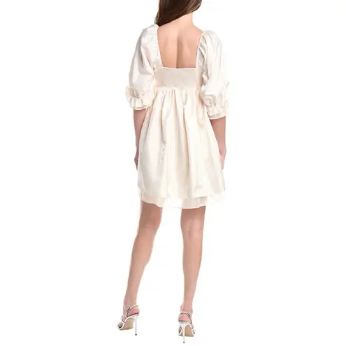 Endless Rose | Shiny Puff Sleeve Mini Dress